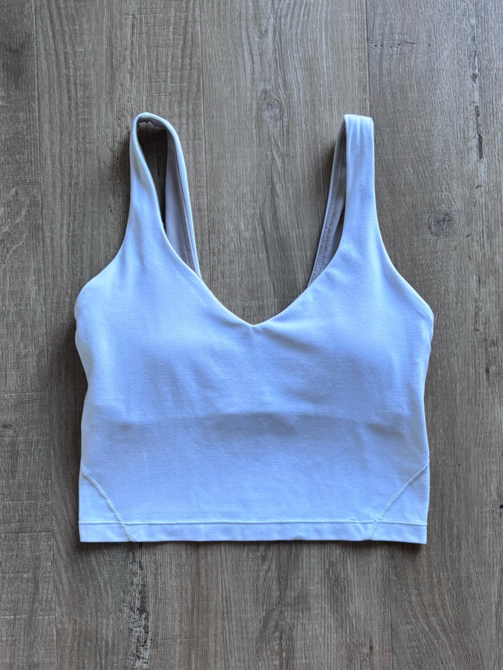 Lululemon Align Cropped Tank in White